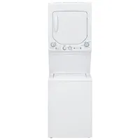 GE 2.6 Cu. Ft. Electric Washer & Dryer Laundry Centre (GUD24ESMMWW) - White