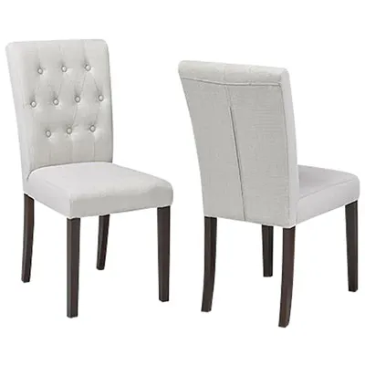Contemporary Fabric Dining Chair - Set of 2