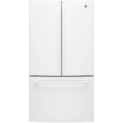 GE 36" 26.7 Cu. Ft. French Door Refrigerator with Water Dispenser (GNE27JGMWW) - White
