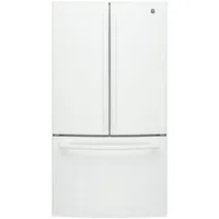 GE 36" 26.7 Cu. Ft. French Door Refrigerator with Water Dispenser (GNE27JGMWW) - White