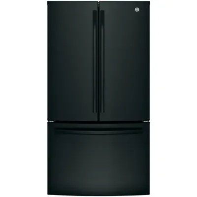 GE 36" 26.7 Cu. Ft. French Door Refrigerator with Water Dispenser (GNE27JGMBB) - Black