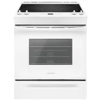 Amana 30" 4.8 Cu. Ft. Self-Clean Slide-In Electric Range (YAES6603SFW) - White