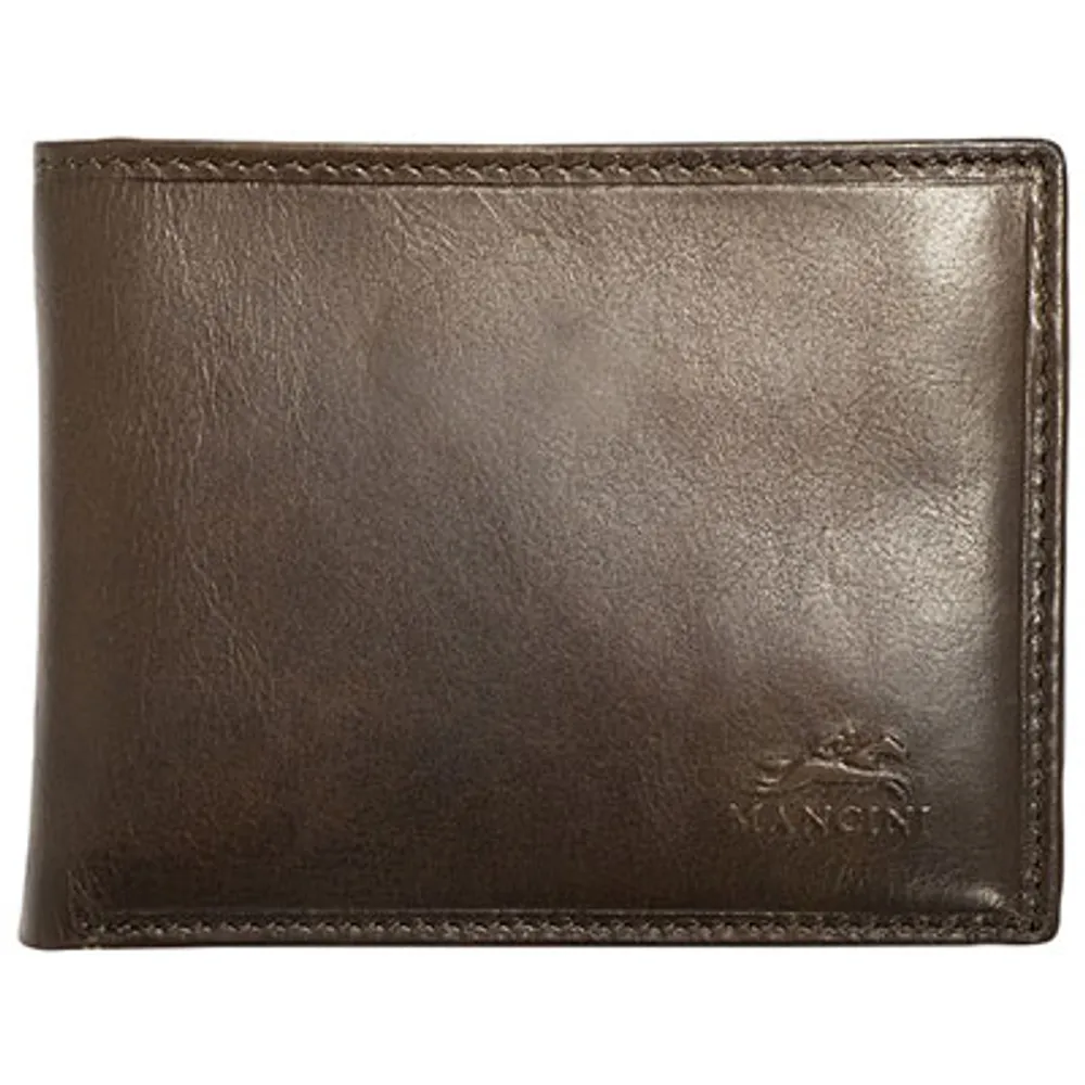 Mancini Boulder RFID Leather Coin Pocket Wallet