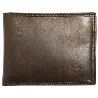 Mancini Boulder RFID Leather Coin Pocket Wallet