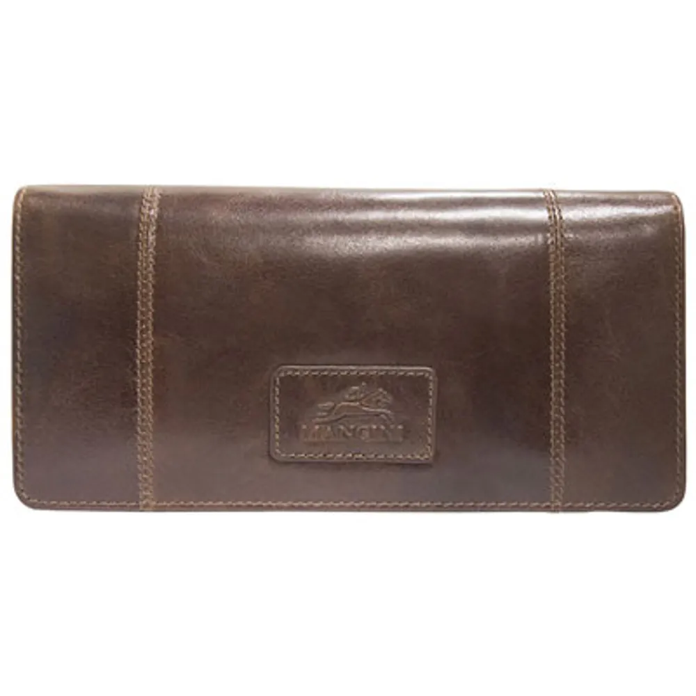 Mancini Casablanca RFID Leather Tri-fold Wallet - Brown (8700296)
