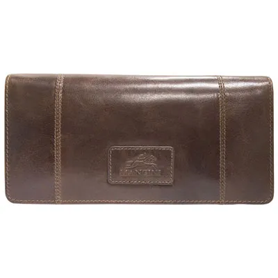 Mancini Casablanca RFID Leather Tri-fold Wallet - Brown (8700296)