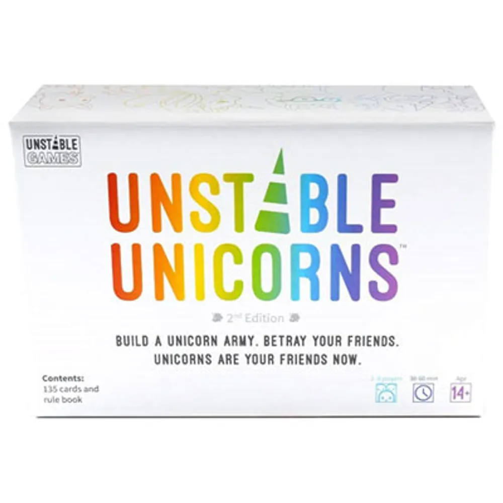 Unstable Unicorns Card Game - English