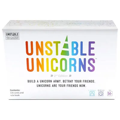 Unstable Unicorns Card Game - English