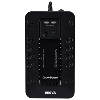 CyberPower 950VA UPS Battery Backup (SX950U-FC) - Black