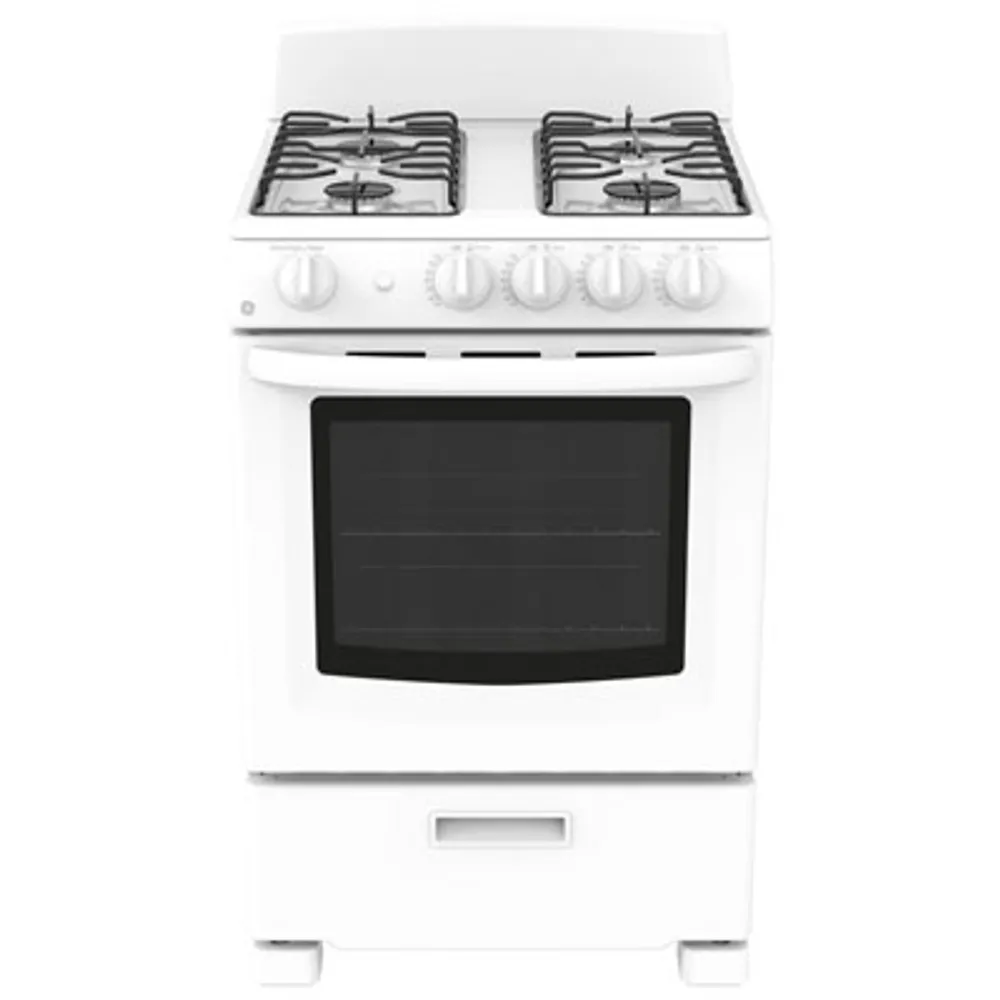 GE 24" 2.9 Cu. Ft. Freestanding Gas Range (JCGAS300DMWW) - White