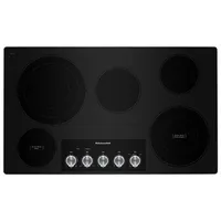 KitchenAid 36" 5-Element Electric Cooktop (KCES556HSS) - Stainless Steel
