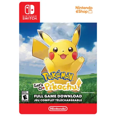 Pokemon Let's Go, Pikachu (Switch) - Digital Download