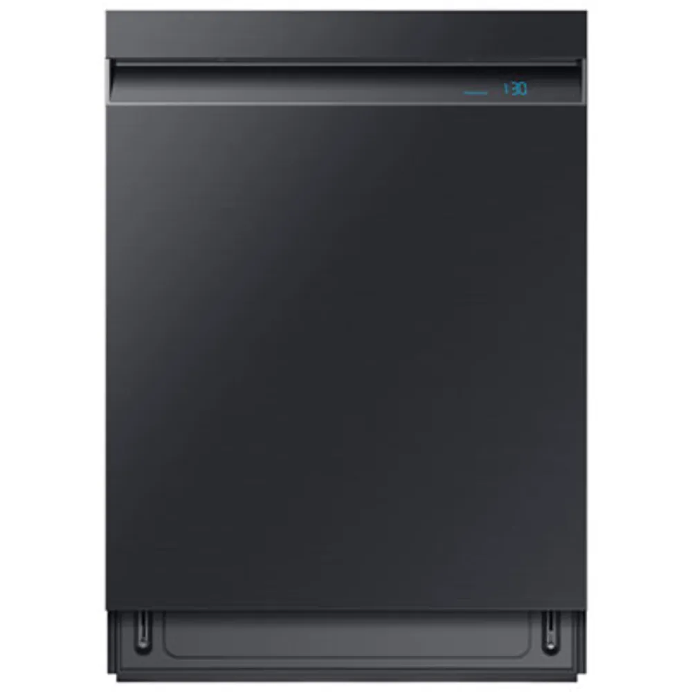 Samsung 24" 39dB Built-In Dishwasher with Stainless Steel Tub (DW80R9950UG/AA) - Black Stainless Steel