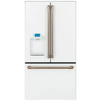 Café 36" 22.2 Cu. Ft. Counter-Depth French Door Refrigerator (CYE22TP4MW2) - Matte White