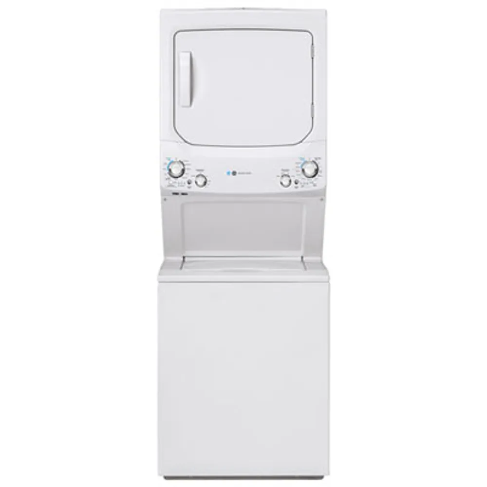 GE 4.5 Cu. Ft. Electric Washer & 5.9 Cu. Ft. Dryer Laundry Centre (GUD27EEMNWW) - White