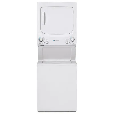 GE 4.5 Cu. Ft. Electric Washer & 5.9 Cu. Ft. Dryer Laundry Centre (GUD27EEMNWW) - White
