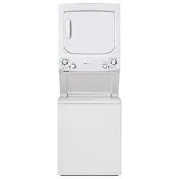 GE 4.5 Cu. Ft. Electric Washer & 5.9 Cu. Ft. Dryer Laundry Centre (GUD27EEMNWW) - White