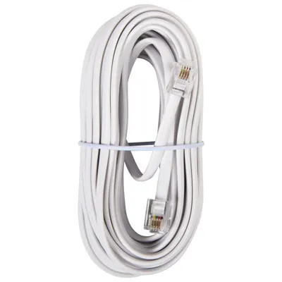 RCA 25 ft. Modular Phone Cord (CTP226R) - White