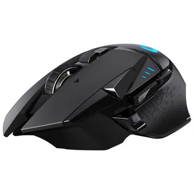 Logitech G502 LIGHTSPEED 25600 DPI Wireless Optical Gaming Mouse - Black