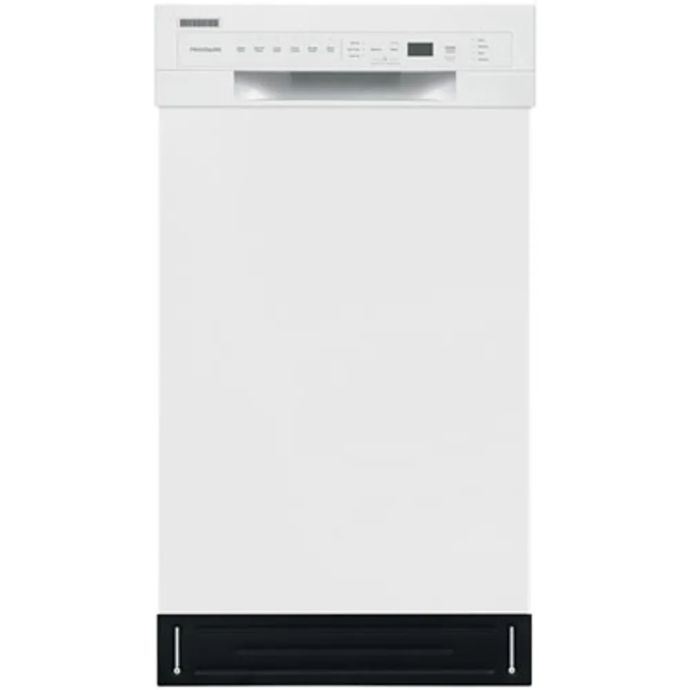 Frigidaire 18" 52dB Built-In Dishwasher with Stainless Steel Tub (FFBD1831UW) - White