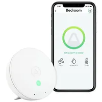 Airthings Wave Mini Indoor Air Quality Monitor with Mold-Risk Indication