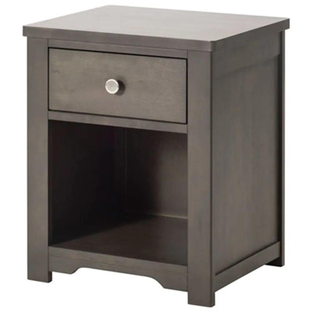 Harmony 1-Drawer Kids Nightstand - Dapper Grey