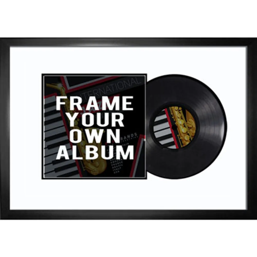Frameworth Vinyl Album Frame - White Mat