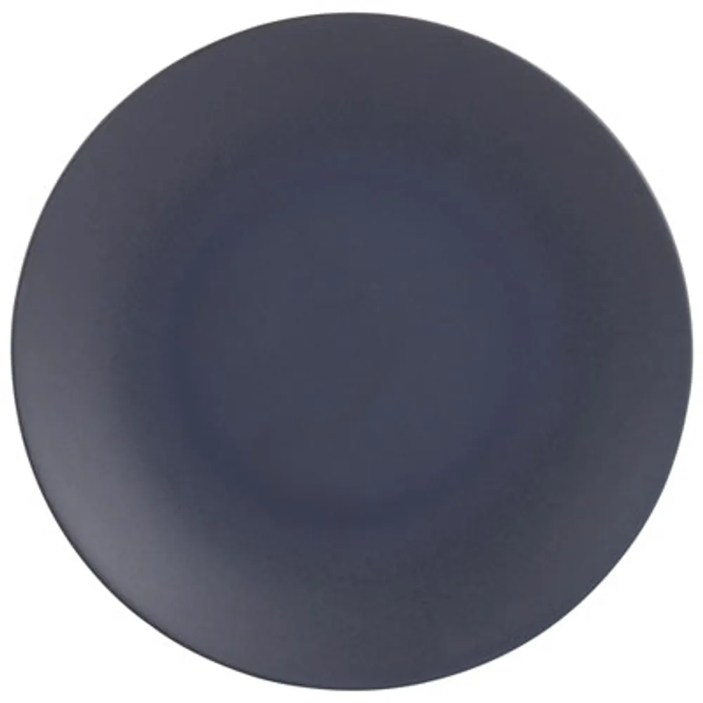 Brilliant Granito Stoneware 10.6" Dinner Plate - Set of 4 - Black