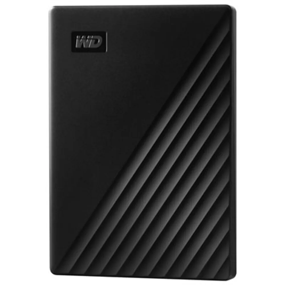 WD My Passport 5TB USB Portable External Hard Drive (WDBPKJ0050BBK-WESN) - Black