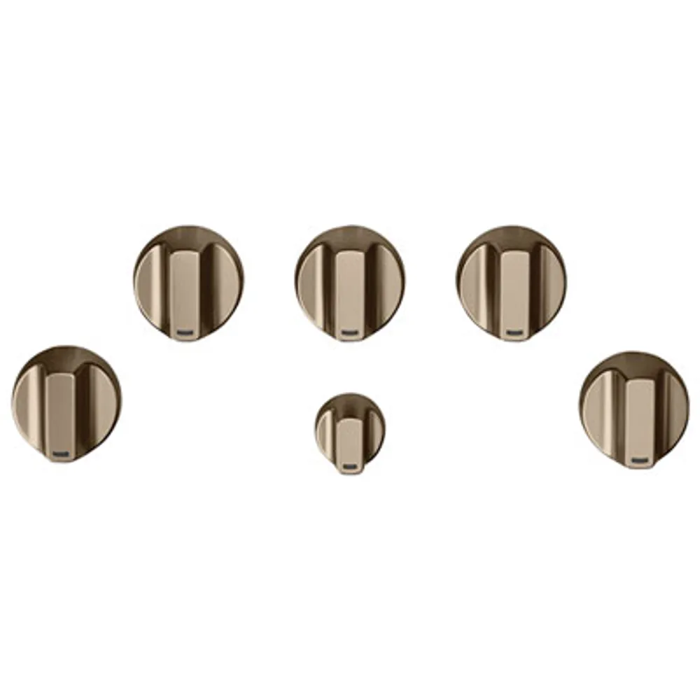 Café 5-Piece Gas Cooktop Knob Set (CXCG1K0PMCU) - Brushed Copper