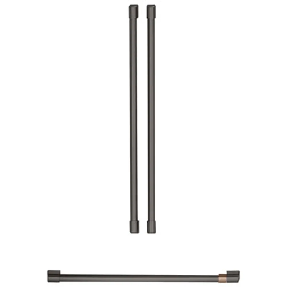 Café 3-piece Refrigerator Handle Kit (CXMB3H3PNBT) - Brushed Black