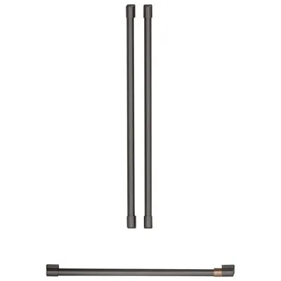 Café 3-piece Refrigerator Handle Kit (CXMB3H3PNBT) - Brushed Black