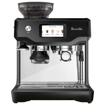 Breville Barista Touch Automatic Espresso Machine with Frother & Coffee Grinder - Black Truffle