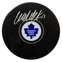 Frameworth Toronto Maple Leafs: Hockey Puck Signed By Wendel Clark