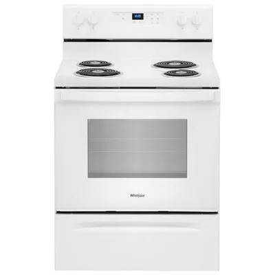 Whirlpool 30" 4.8 Cu. Ft. Freestanding Electric Coil Top Range (YWFC150M0JW) - White