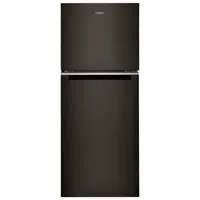 Whirlpool 24" 11.6 Cu. Ft. Top Freezer Refrigerator with LED Lighting (WRT312CZJV) - Black Stainless