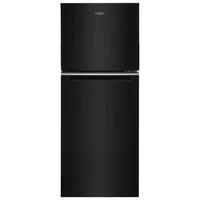 Whirlpool 24" 11.6 Cu. Ft. Top Freezer Refrigerator with LED Lighting (WRT312CZJB) - Black