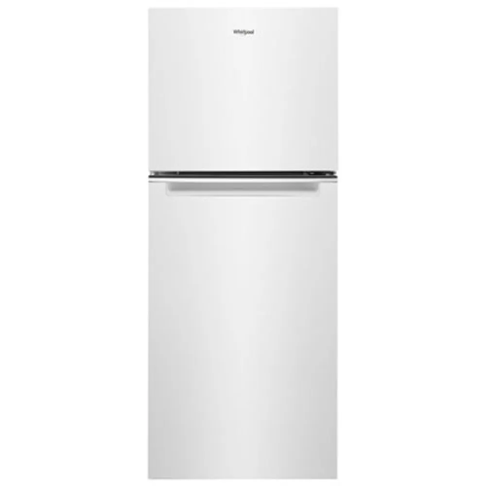 Whirlpool 24" 11.6 Cu. Ft. Top Freezer Refrigerator with LED Lighting (WRT312CZJW) - White