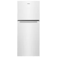 Whirlpool 24" 11.6 Cu. Ft. Top Freezer Refrigerator with LED Lighting (WRT312CZJW) - White