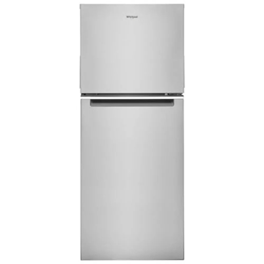 Whirlpool 24" 11.6 Cu. Ft. Top Freezer Refrigerator with LED Lighting (WRT312CZJZ) - Stainless Steel