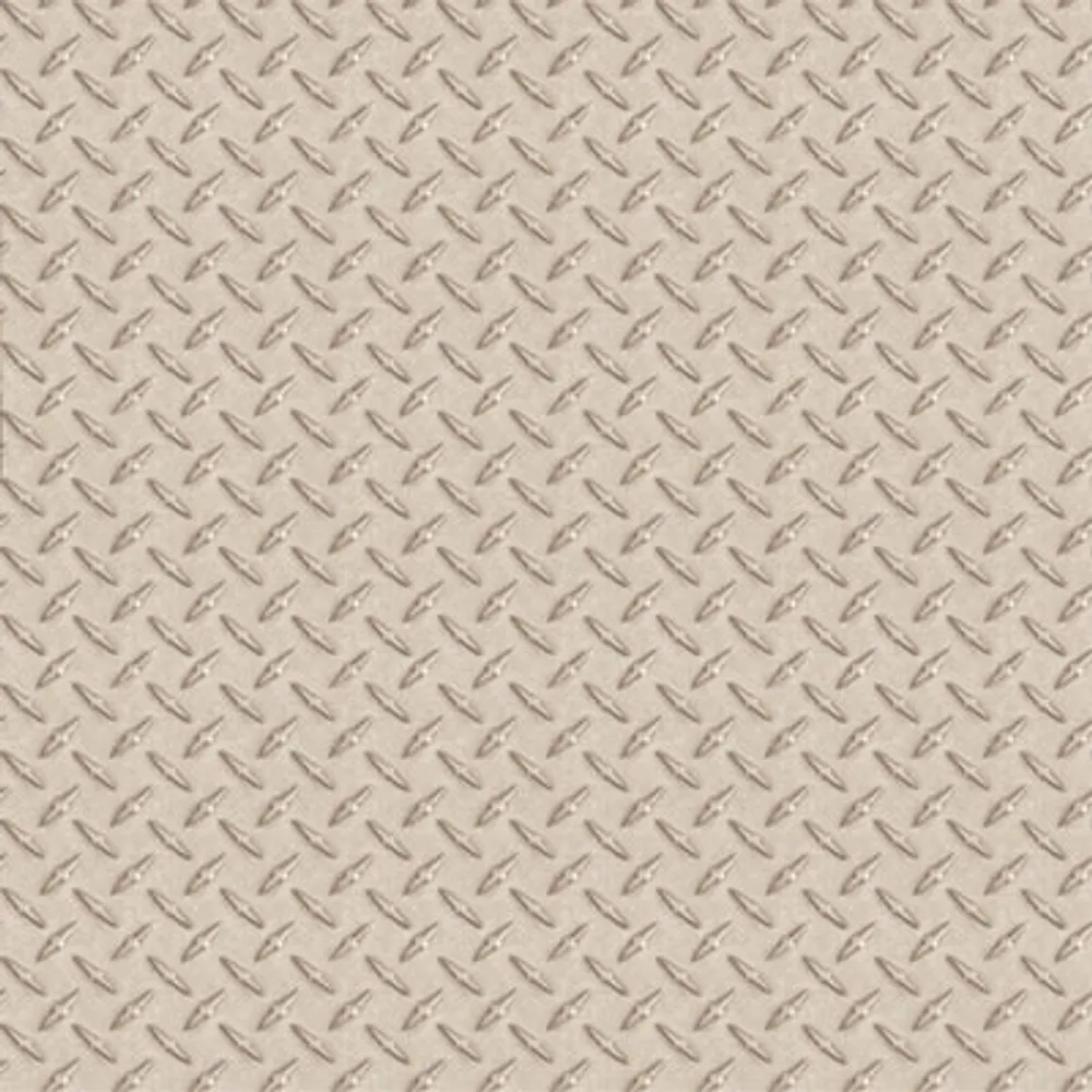 Chesapeake Textured Wallpaper - Gridlock Grey Faux Diamond Plate