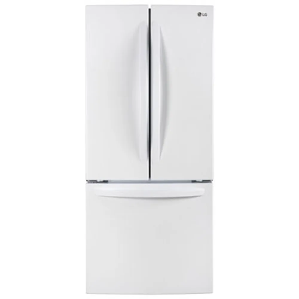LG 30" 21.8 Cu. Ft. French Door Refrigerator (LRFNS2200W) - White