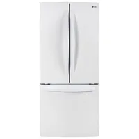 LG 30" 21.8 Cu. Ft. French Door Refrigerator (LRFNS2200W) - White