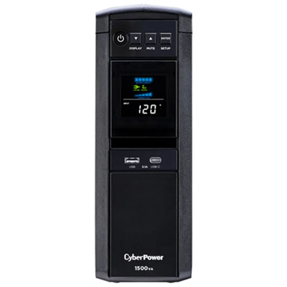 CyberPower 1500VA UPS Battery Backup (GX1500U-FC)