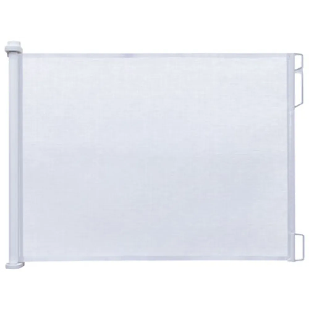 Bily Retractable Hardware Mounted Safety Gate - White