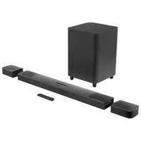 JBL Bar 820-W 9.1 Ch Atmos 4K Dolby Vision Sound Bar w/ Wireless 10” Subwoofer and Surround Speakers - Only at Best Buy