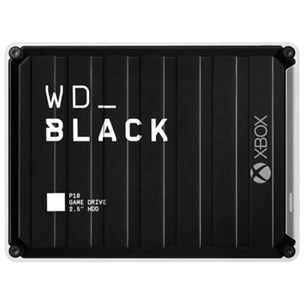 WD_BLACK P10 5TB External Game Drive for Xbox (WDBA5G0050BBK-WESN) - Black