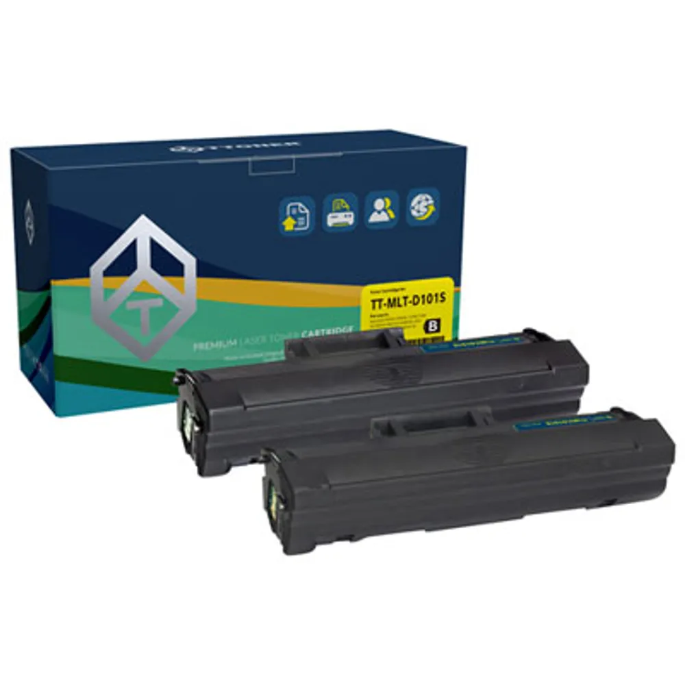 TToner Samsung Compatible Black Toner (TT-D101S) - 2 Pack