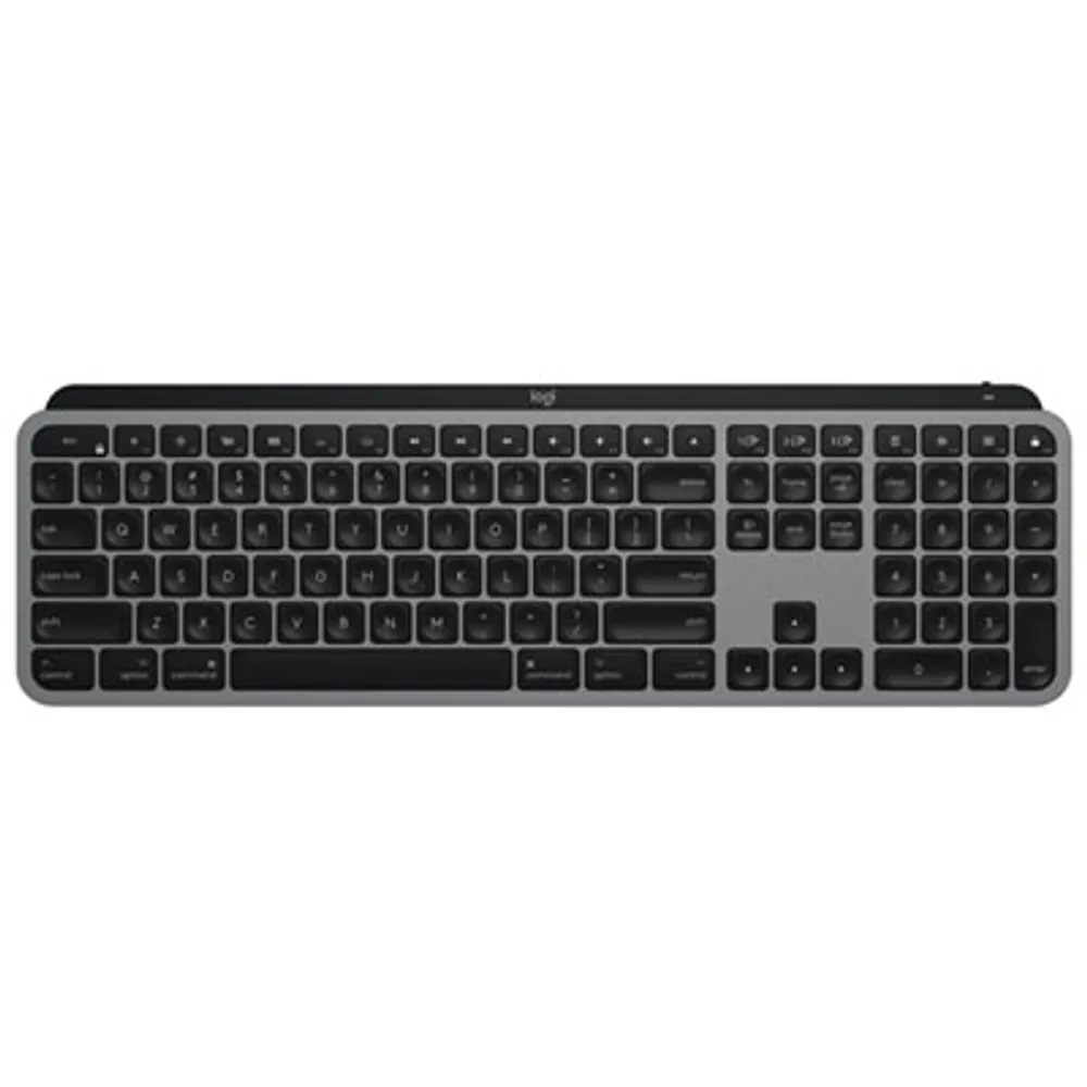 Logitech MX Keys Bluetooth Backlit Keyboard for Mac - Space Grey - Bilingual