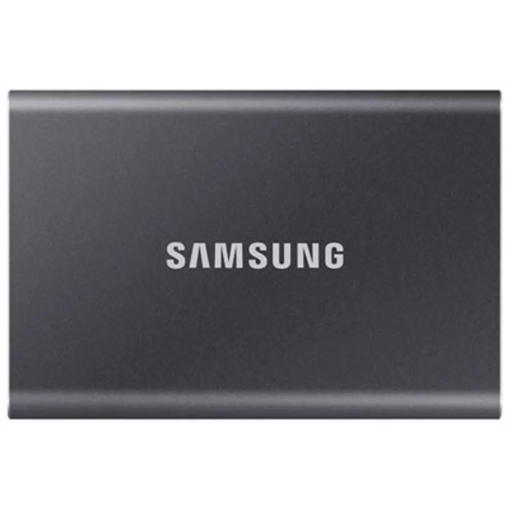 Samsung T7 1TB USB 3.2 External Solid State Drive (MU-PC1T0T/AM) - Grey - English